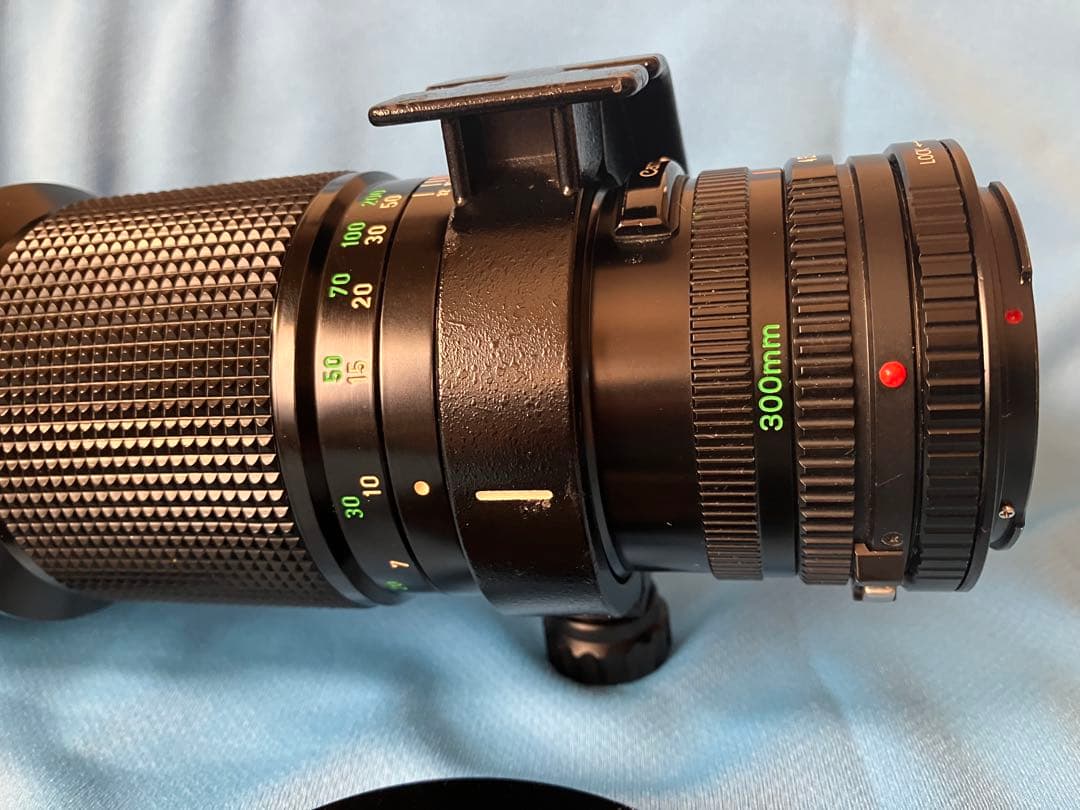 Canon FD300mm f/4 EOSアダプター付き