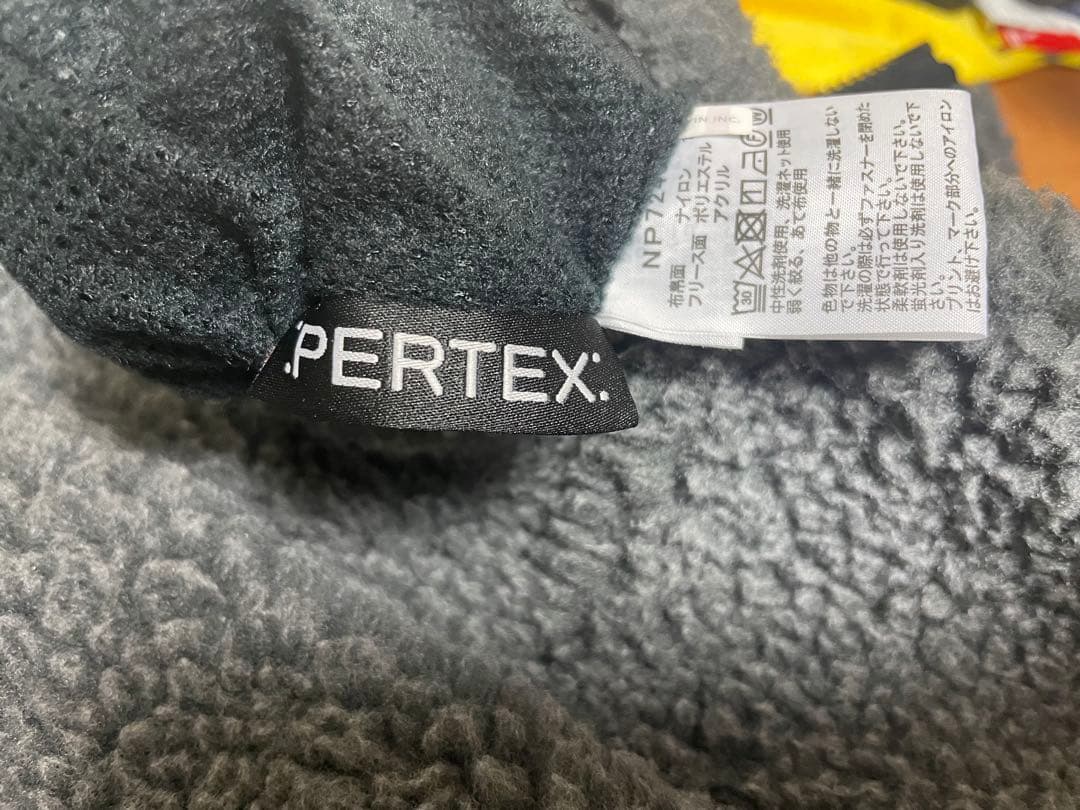 極美品 リバーシブルボアベスト NP72431 L グレー×黒