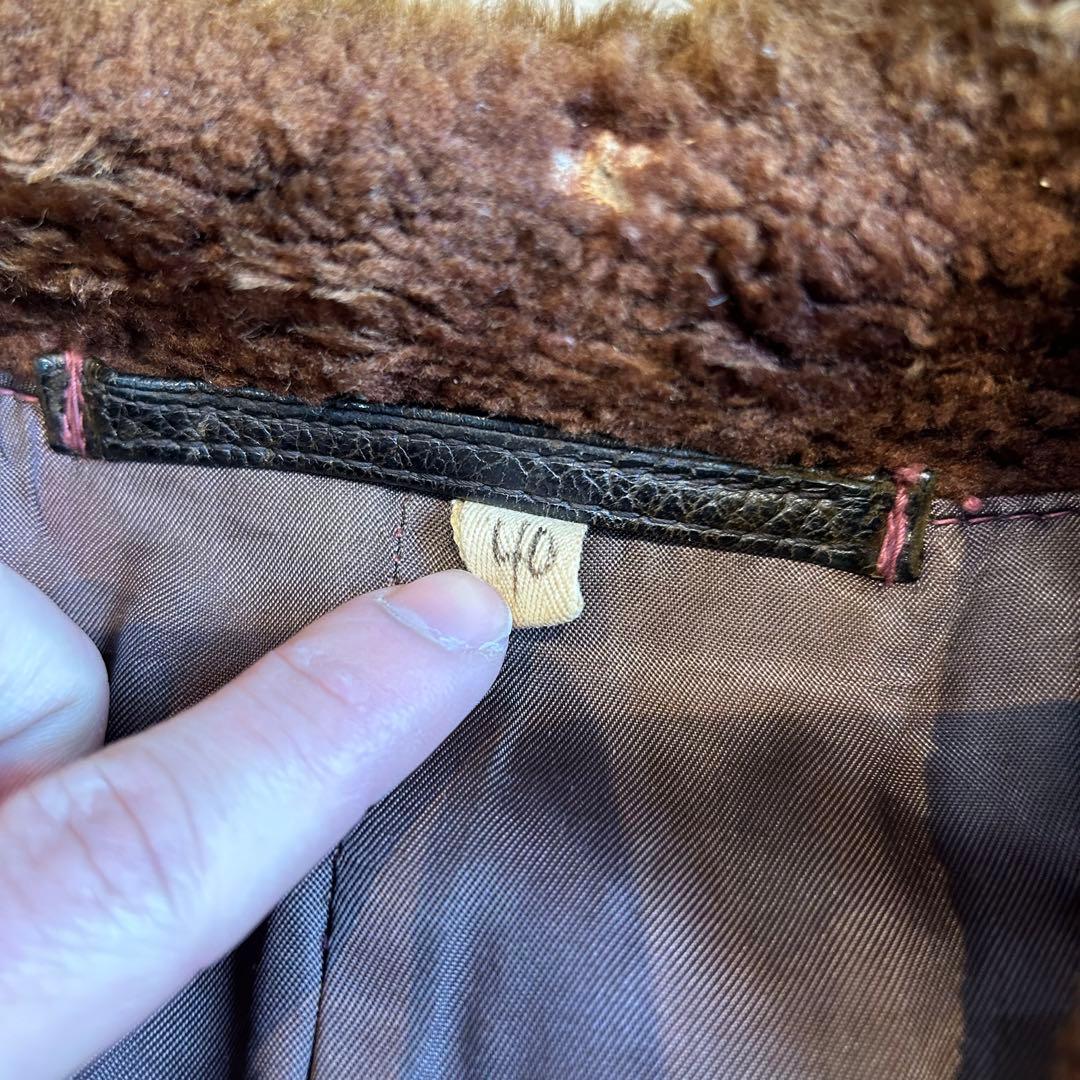 【実物】40's\"U.S.NAVY\"AN6552 G-1 flight jkt