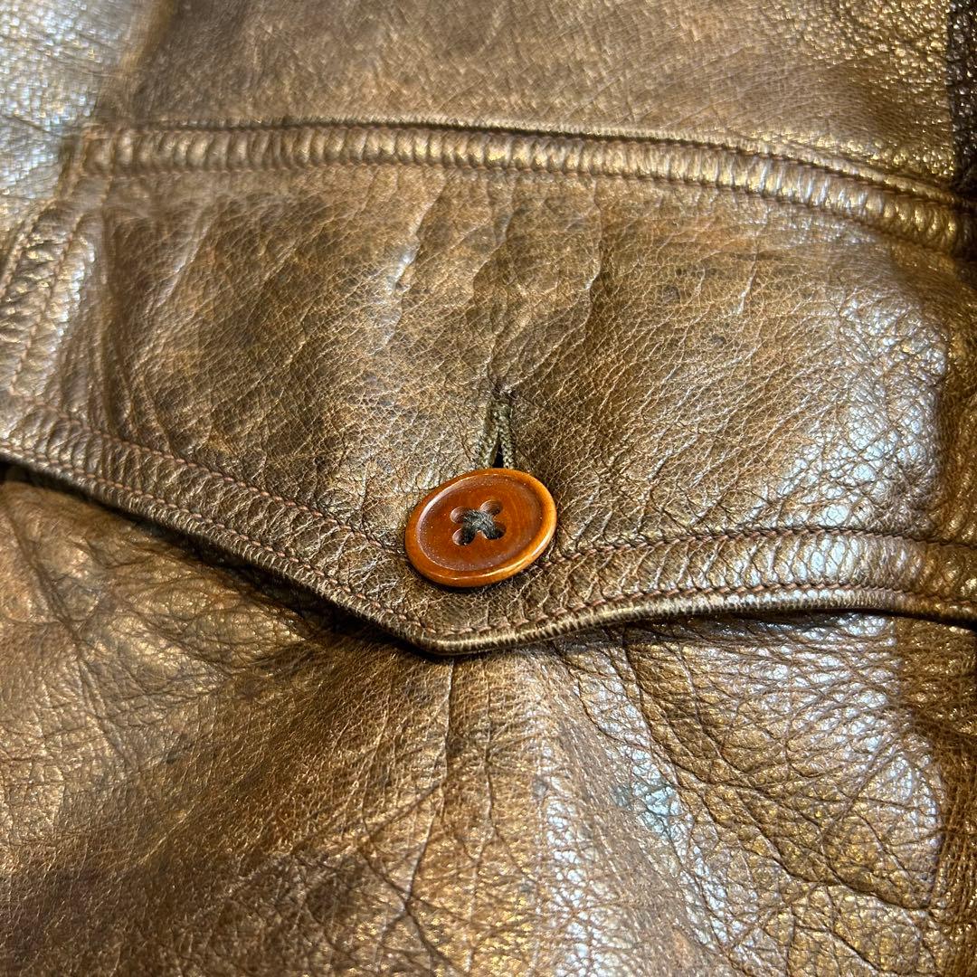 【実物】40's\"U.S.NAVY\"AN6552 G-1 flight jkt