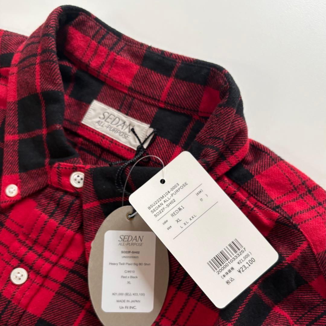 新品未使用　SEDAN ALL-PURPOSE ヘビーネルシャツ