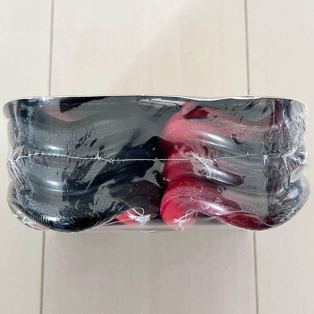 03☆新品☆ シャークウィール 72mm 78a ブラック/レッド スワール