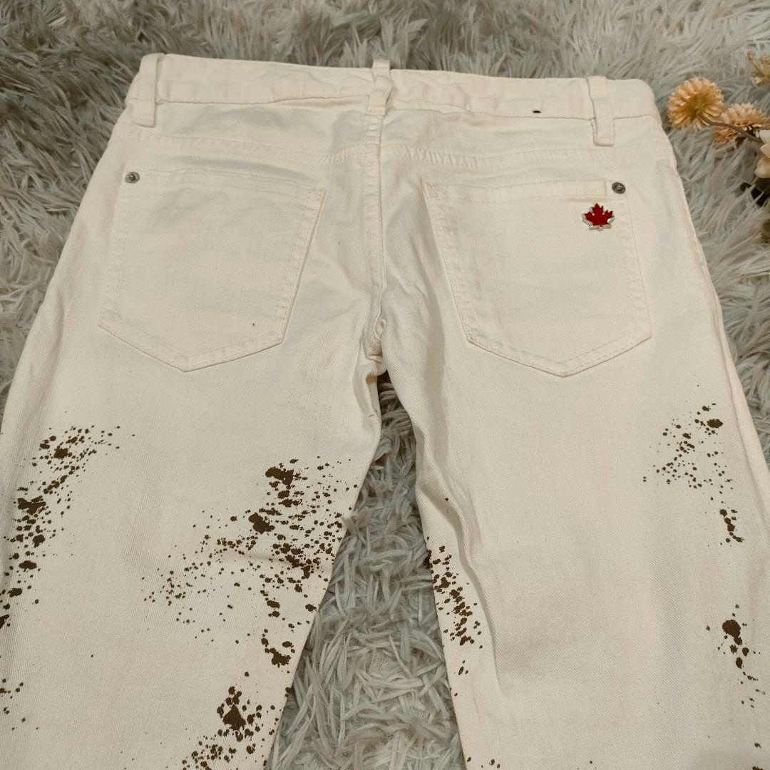 希少　DSQUARED2 　泥加工　デニムパンツ 38(M相当)　イタリア製