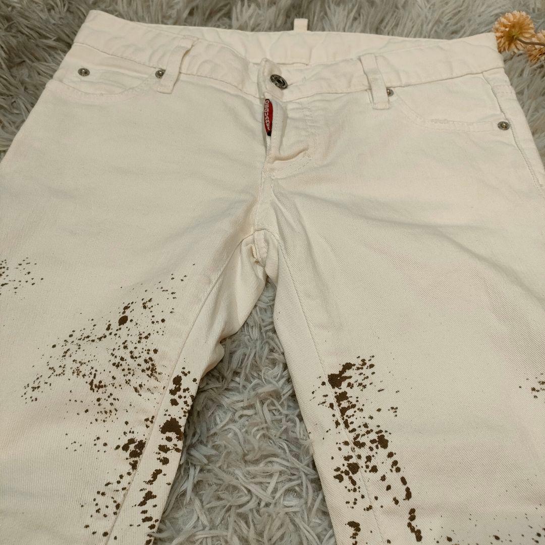 希少　DSQUARED2 　泥加工　デニムパンツ 38(M相当)　イタリア製