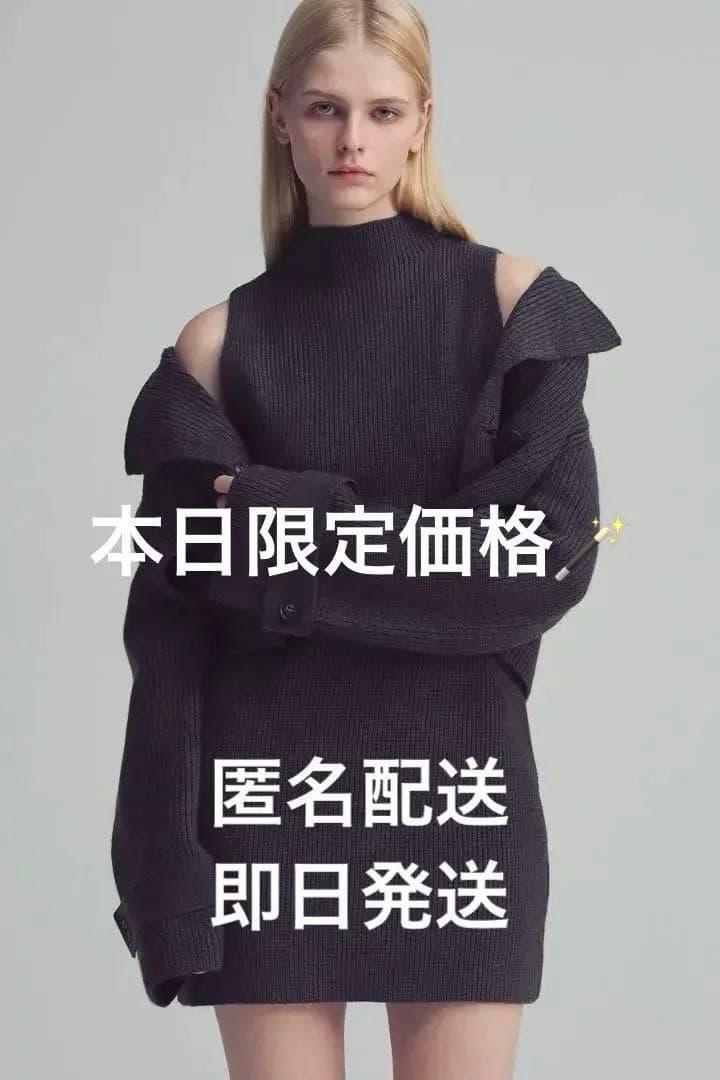 トップス THE TOE Victoria knit set gray / M