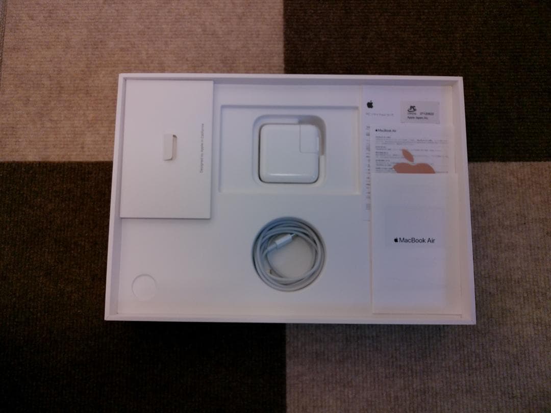 『美品』 MacBook Air2019 A1932 13㌅ バッテリー良好