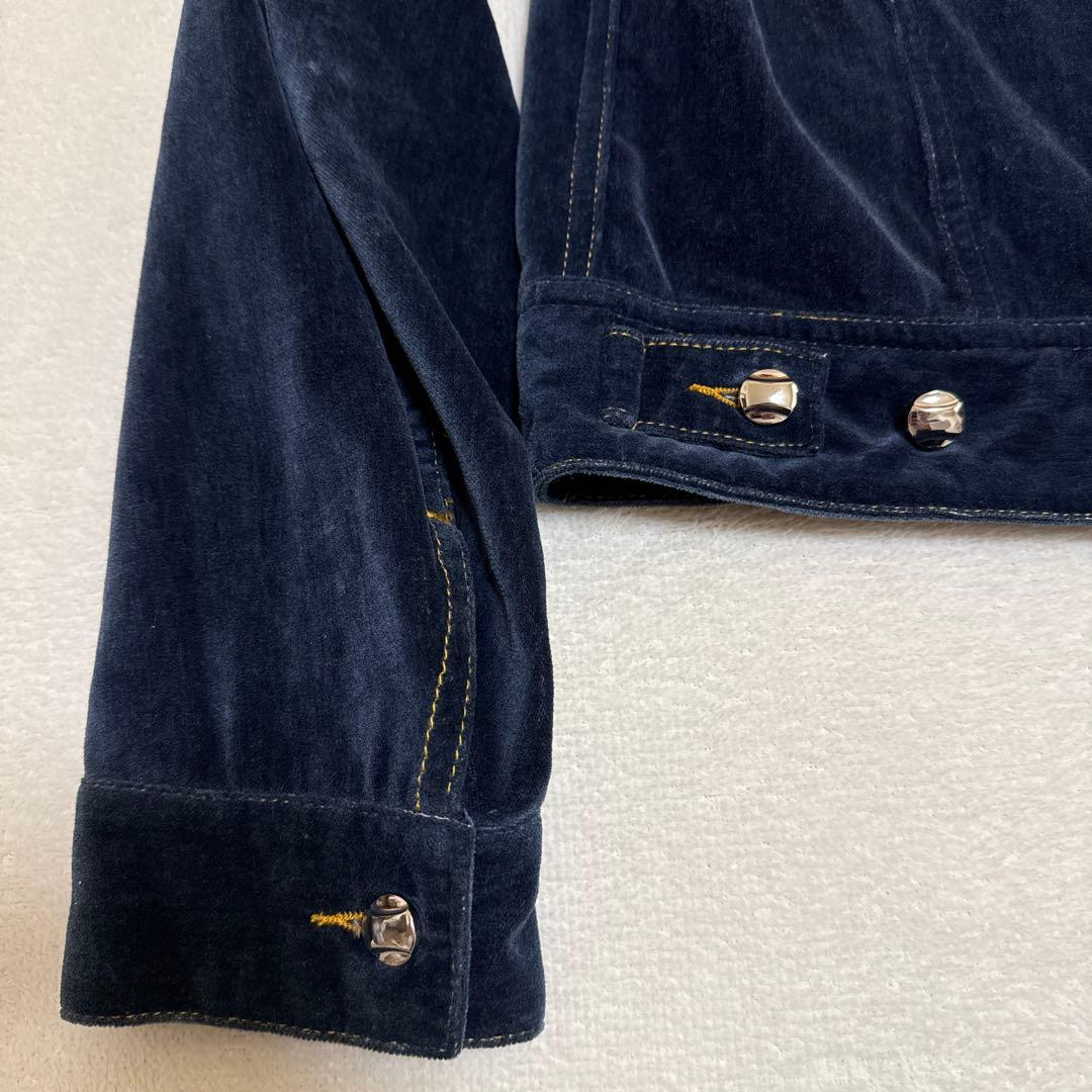 MASU × P.A.A INDIGO VELVET JACKET 46