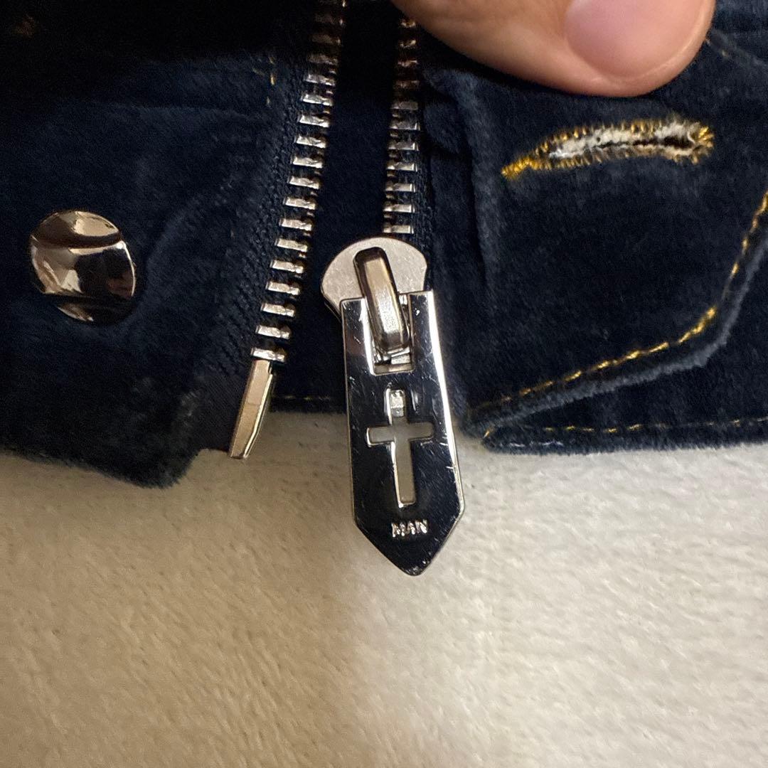 MASU × P.A.A INDIGO VELVET JACKET 46