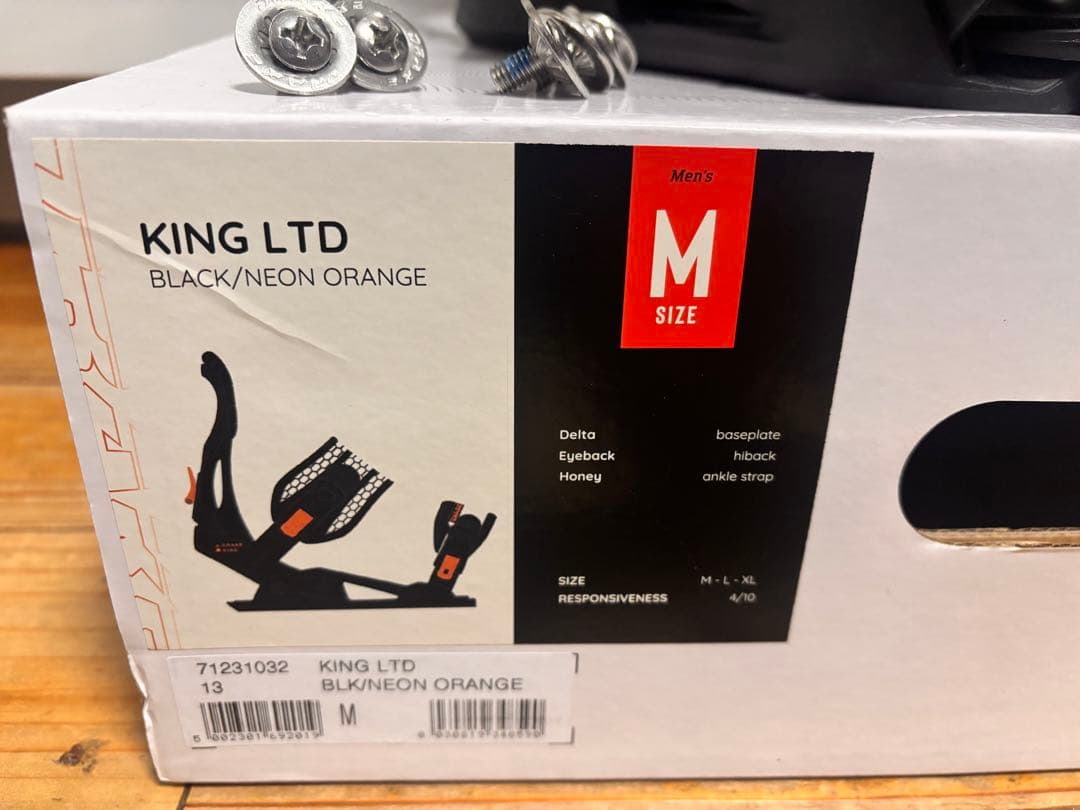 DRAKE KING LTD ビンディング M ブラック 23-24