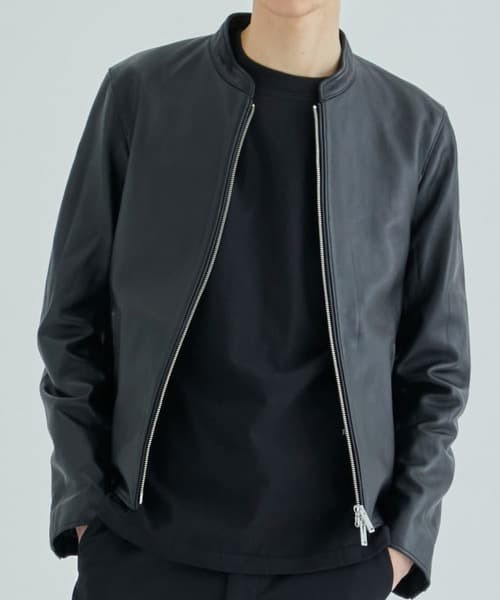 極美品 CITY レザージャケット シングルライダース サイズ2 ブルゾン