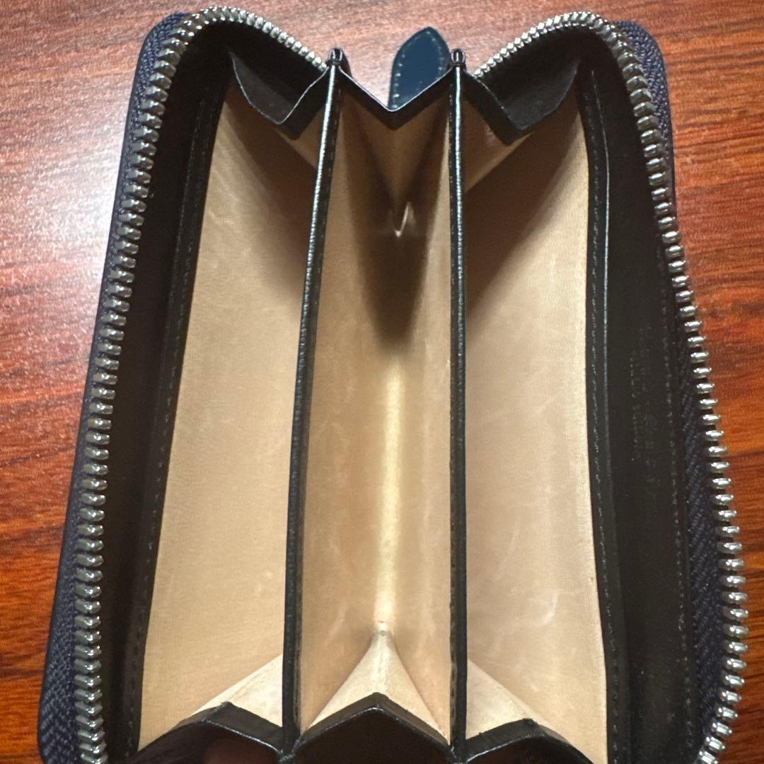 伊勢丹限定ウォームスクラフツ-マニュファクチャー コードバン ジップミドルケース