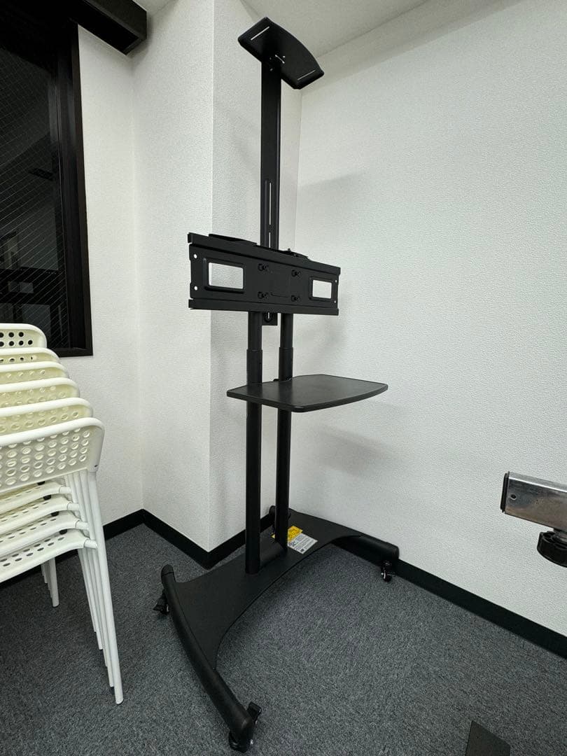 テレビスタンド 高さ調整可能 黒 North Bayou