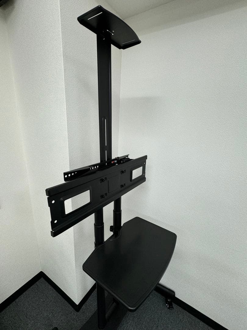 テレビスタンド 高さ調整可能 黒 North Bayou