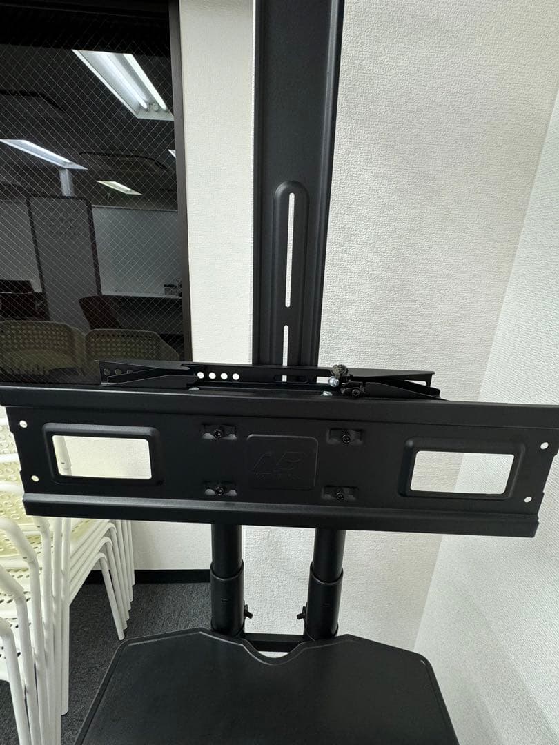 テレビスタンド 高さ調整可能 黒 North Bayou