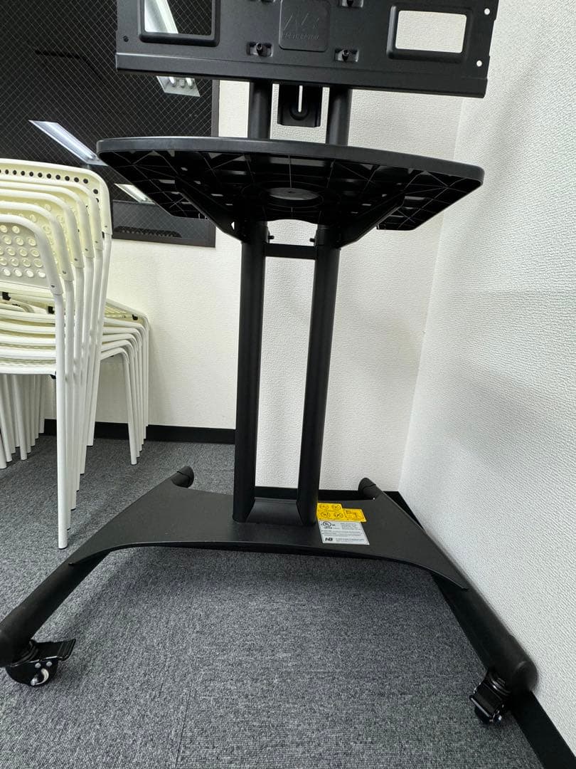 テレビスタンド 高さ調整可能 黒 North Bayou