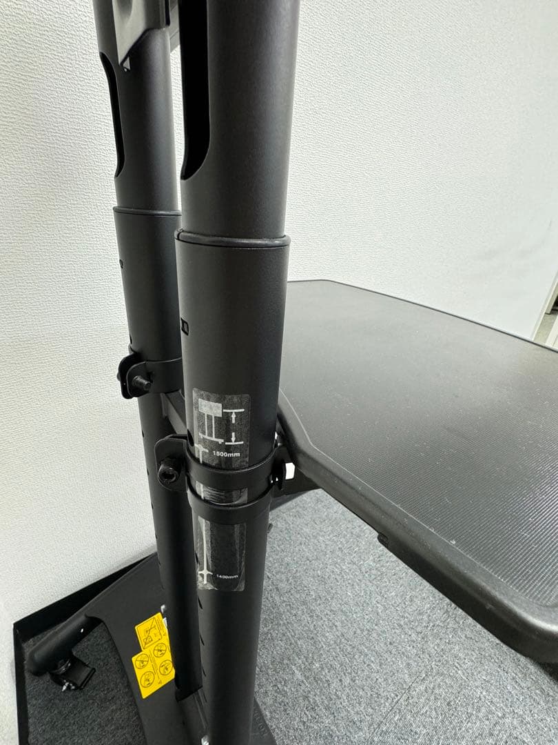 テレビスタンド 高さ調整可能 黒 North Bayou