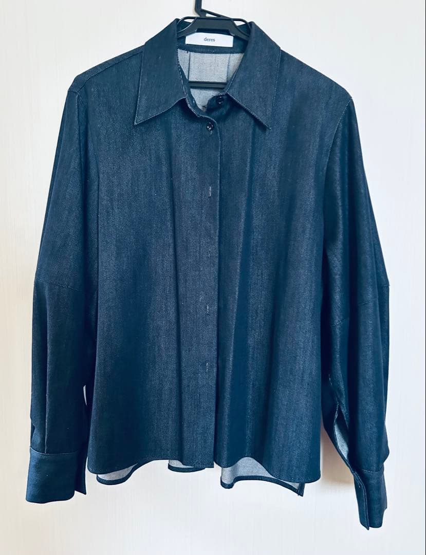 トップス deres 16th collection silk denim shirt