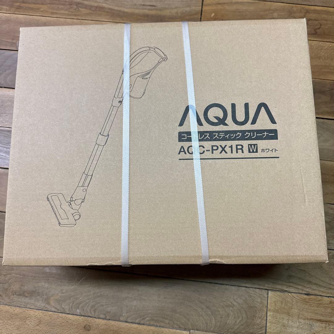AQUA コードレススティッククリーナー　AQC-PX1R ホワイト