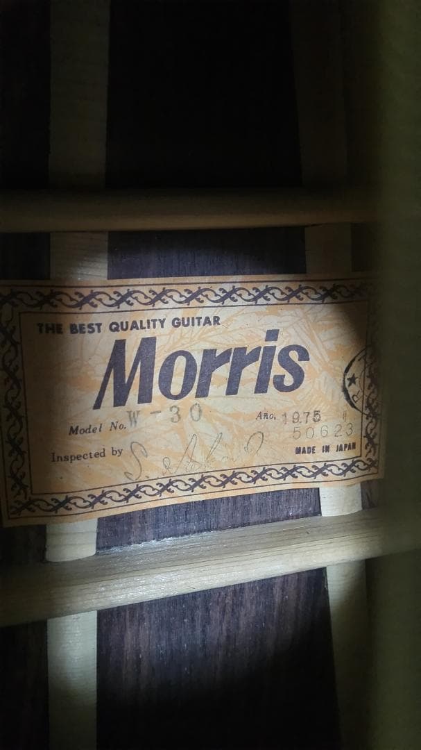 ❤️（バロン）弦高調整済！「Morris モーリス W-30（1975）」
