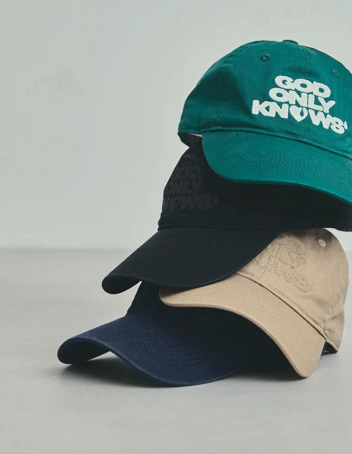 新品未使用 GOD ONLY KNOWS LOGO CAP
