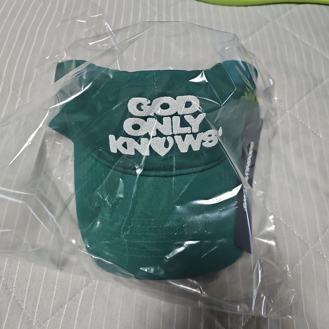 新品未使用 GOD ONLY KNOWS LOGO CAP