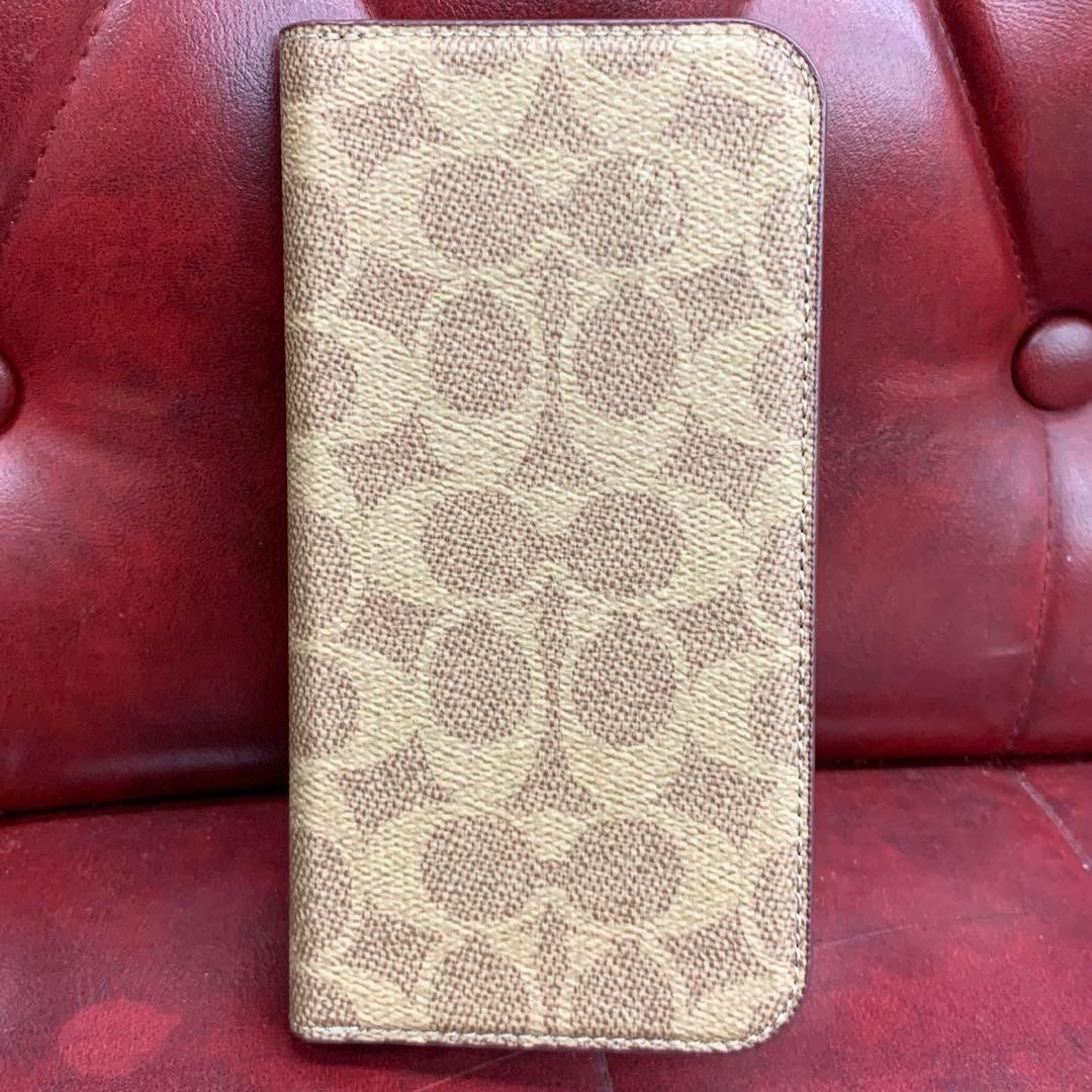 ★ COACH コーチ iPhone16 ProMax 手帳型 スマホカバー