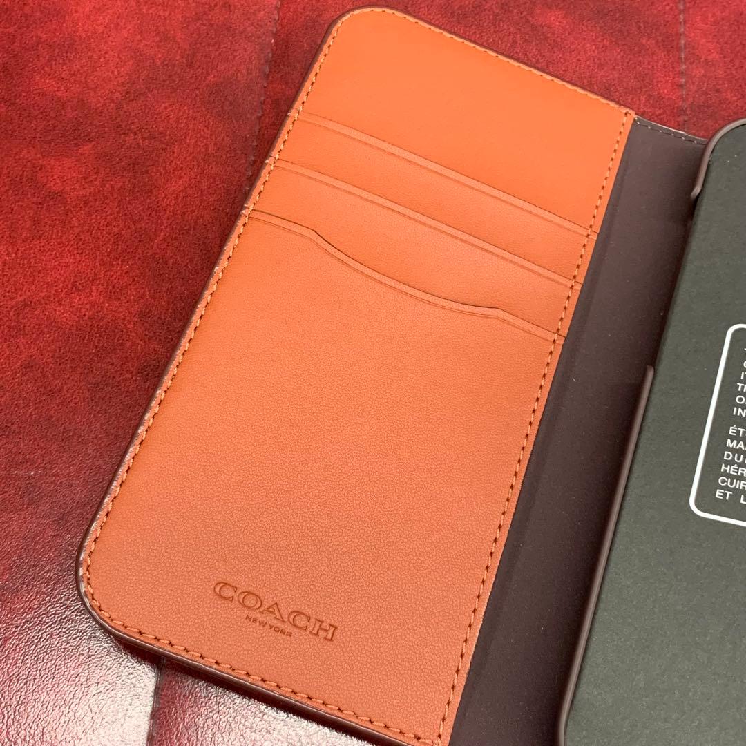 ★ COACH コーチ iPhone16 ProMax 手帳型 スマホカバー