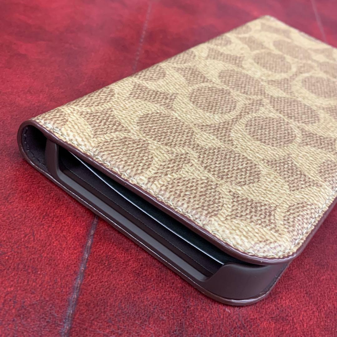 ★ COACH コーチ iPhone16 ProMax 手帳型 スマホカバー