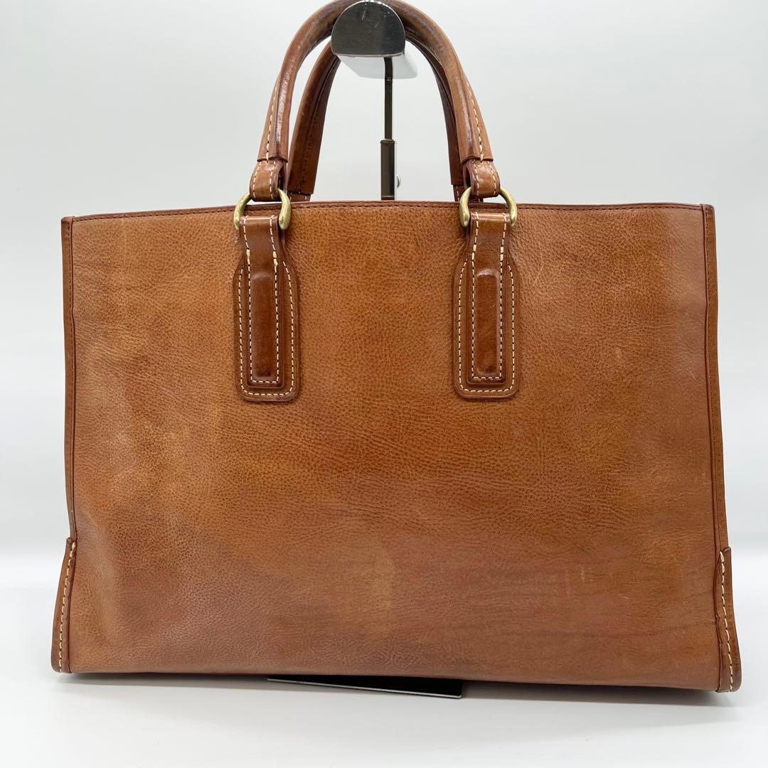 土屋鞄　ビジネスバッグ　ウルバーノ　シティトート　レザー　ブラウン　A4可