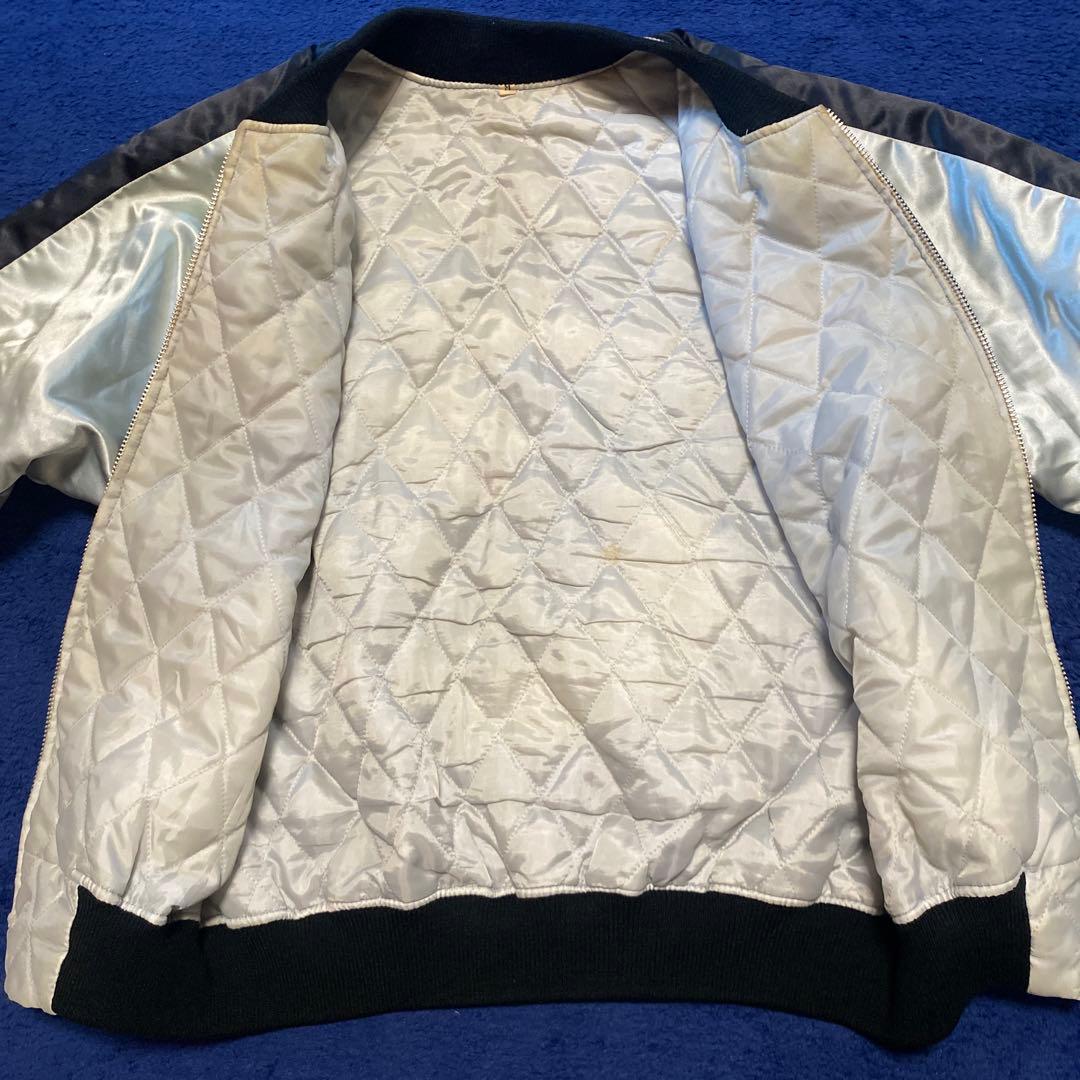 80‘s〜90‘s横須賀プリンス商会　スカジャン　龍×白虎×富士山　ビンテージ