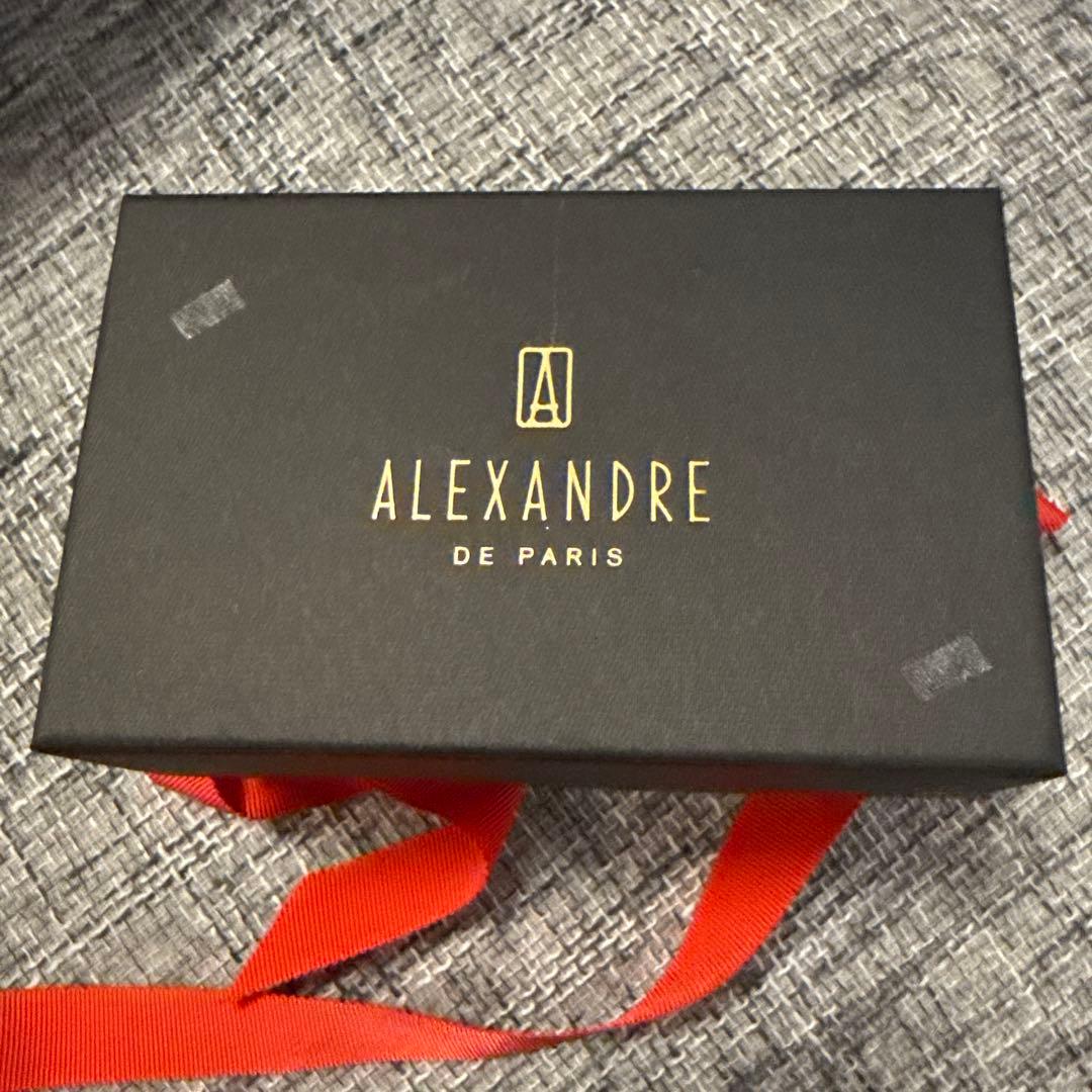 【新品、未使用】ALEXANDRE DE PARIS ブラックヘアクリップ