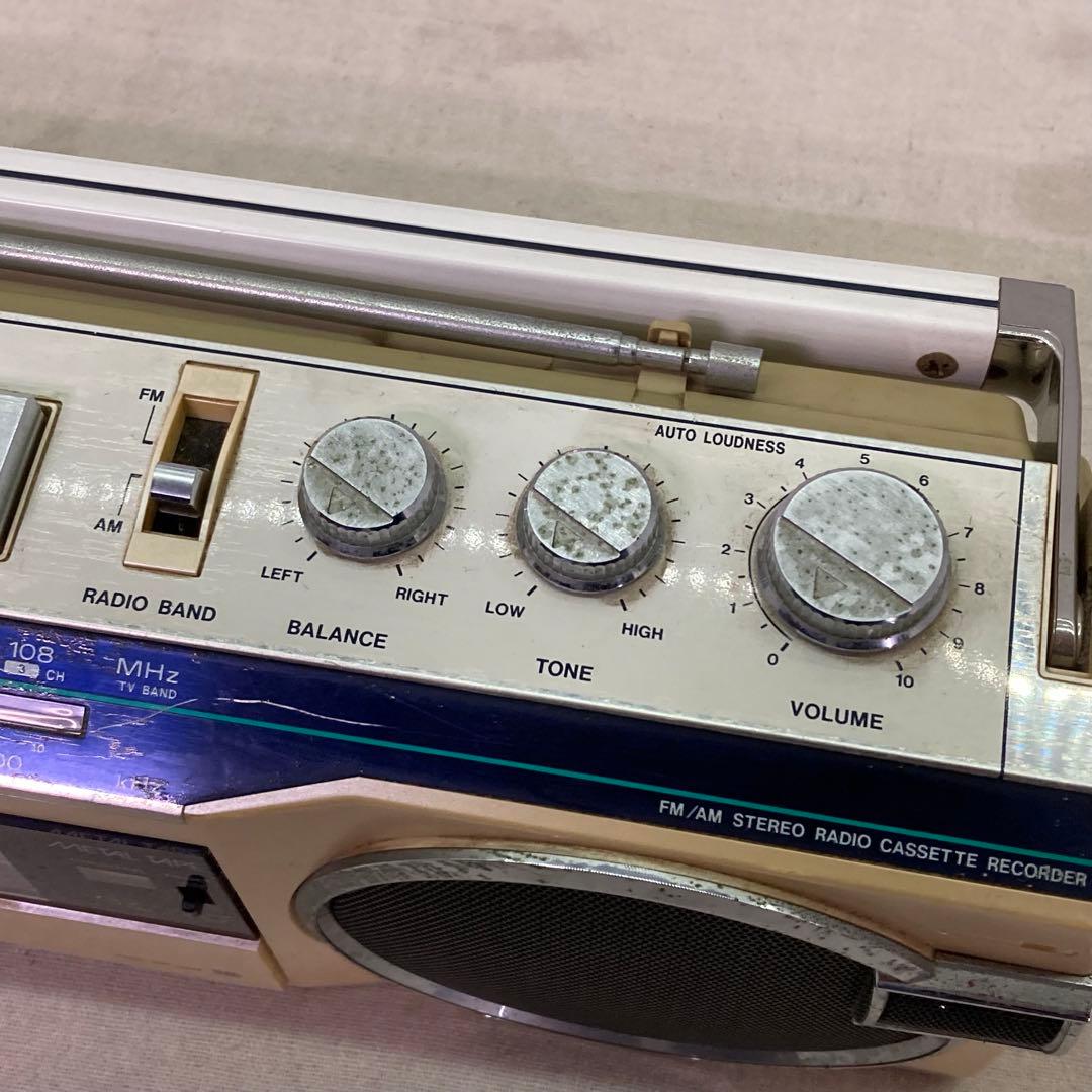 レトロ SANYO ラジオ カセット プレイヤー MR-U4SF