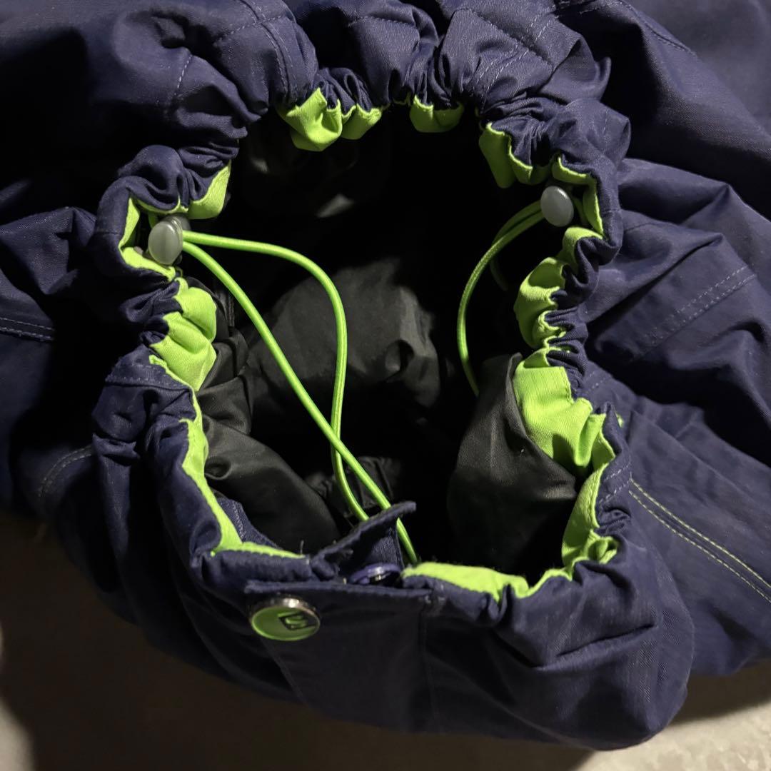 完品 00s SALOMON サロモン マウンテンパーカー パフジャケット　紺色