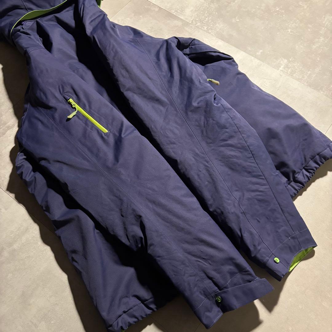 完品 00s SALOMON サロモン マウンテンパーカー パフジャケット　紺色