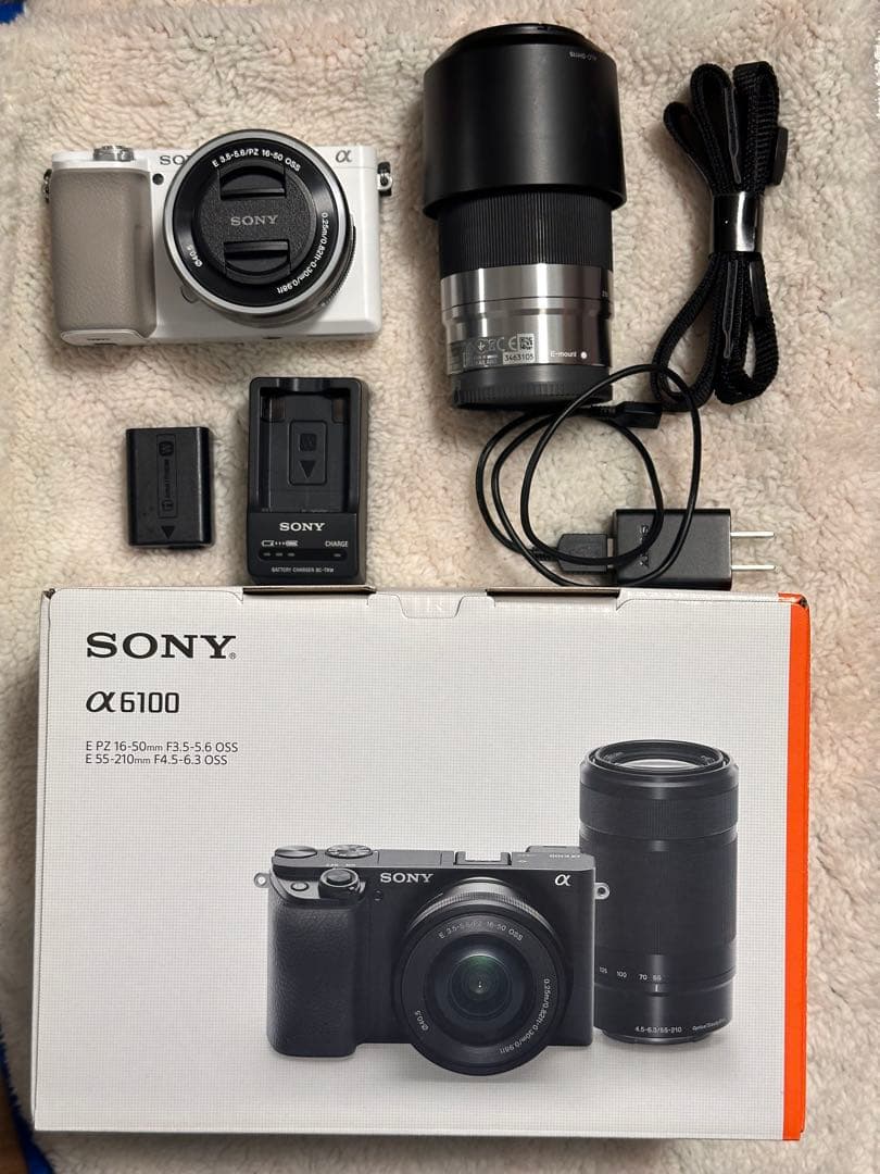 SONY α6100 ホワイト ダブルズームレンズキット