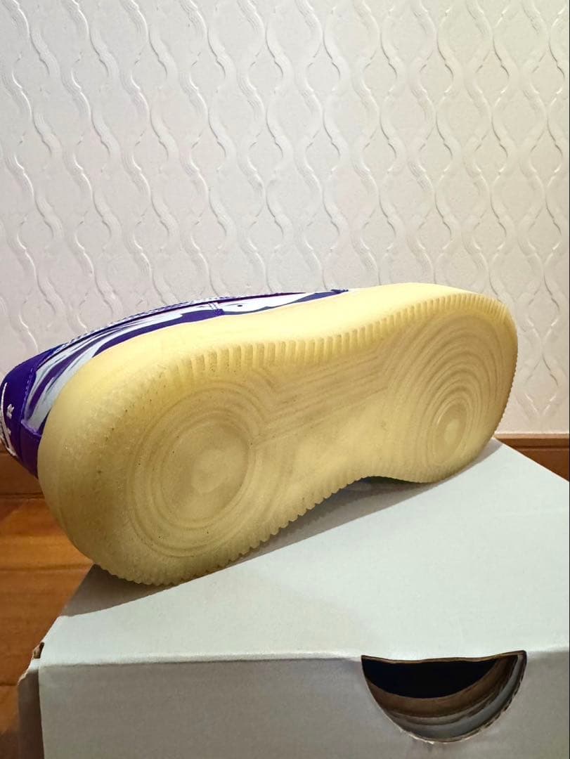 靴 Nike Air Force 1 \"Purple Skeleton\"