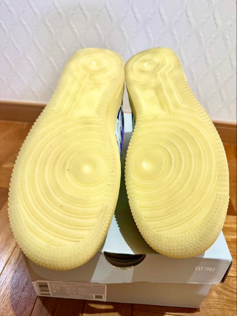 靴 Nike Air Force 1 \"Purple Skeleton\"