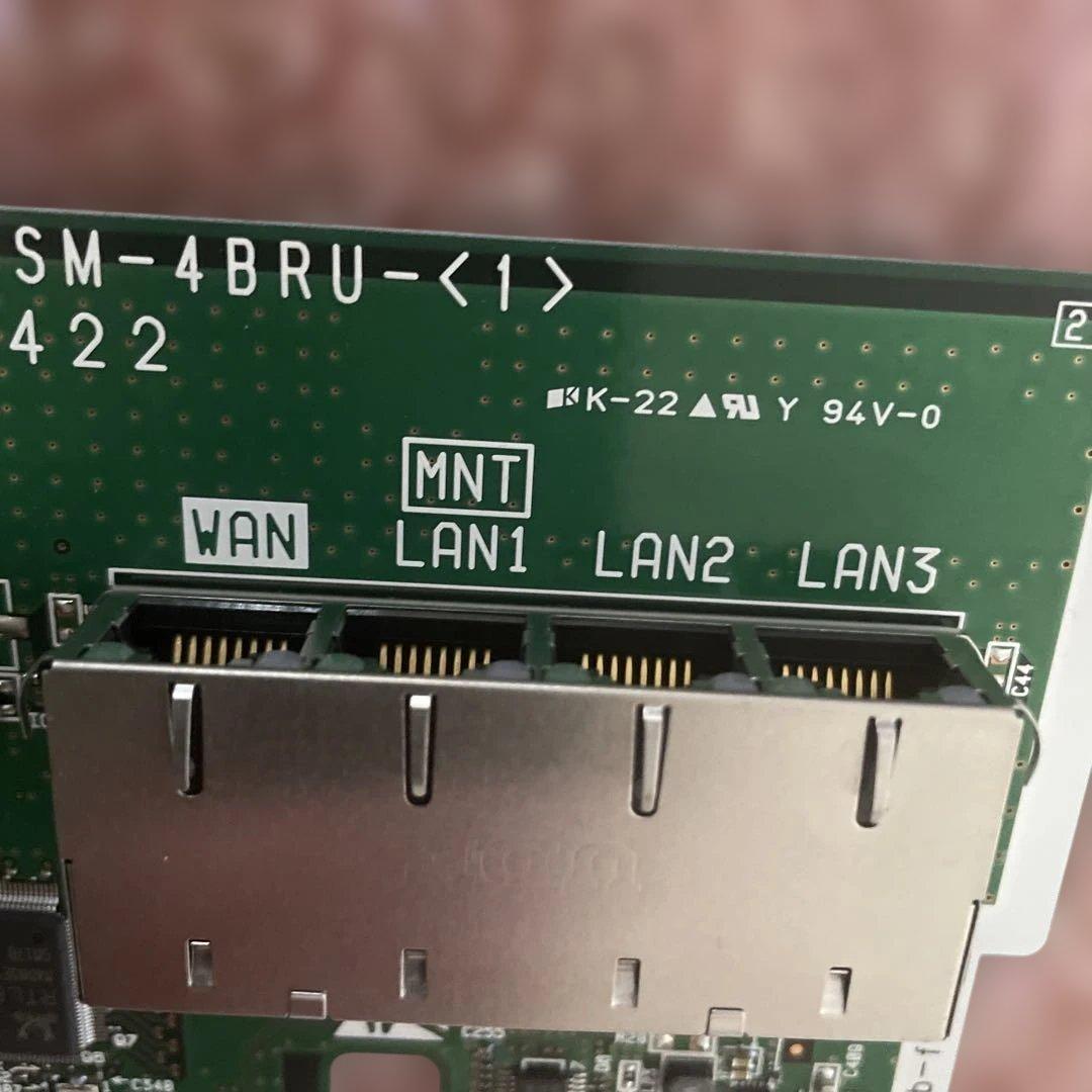 NTT ZXSM-4BRU-「1」 4CHブロードバンドルータユニット