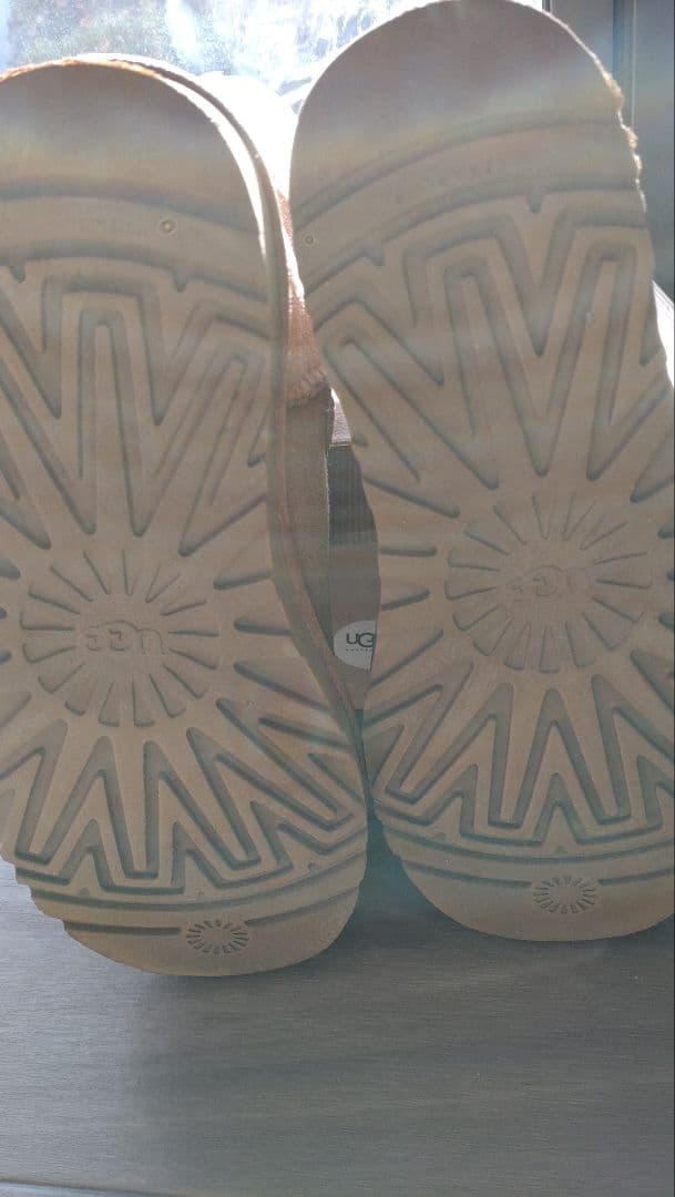 【美品】UGG ムートンブーツ　ショート　キャメル　 チェスナット　 23cm