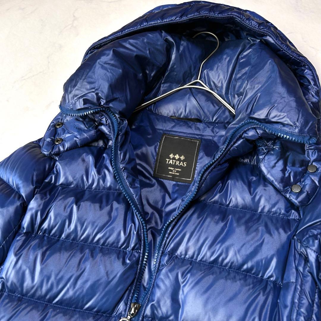 極美品 BABILA タトラス バビラ ダウンコート 2way ネイビー 01