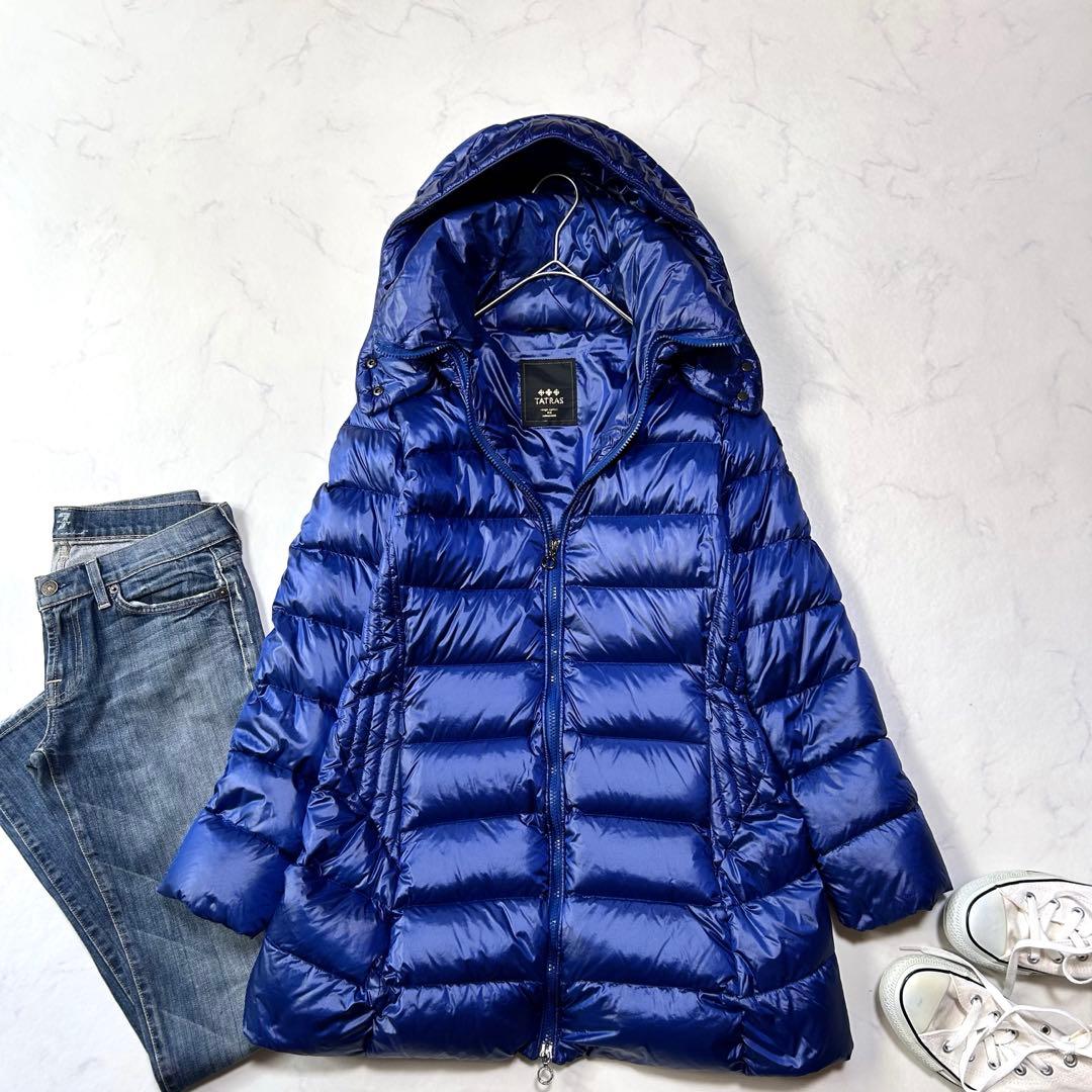極美品 BABILA タトラス バビラ ダウンコート 2way ネイビー 01