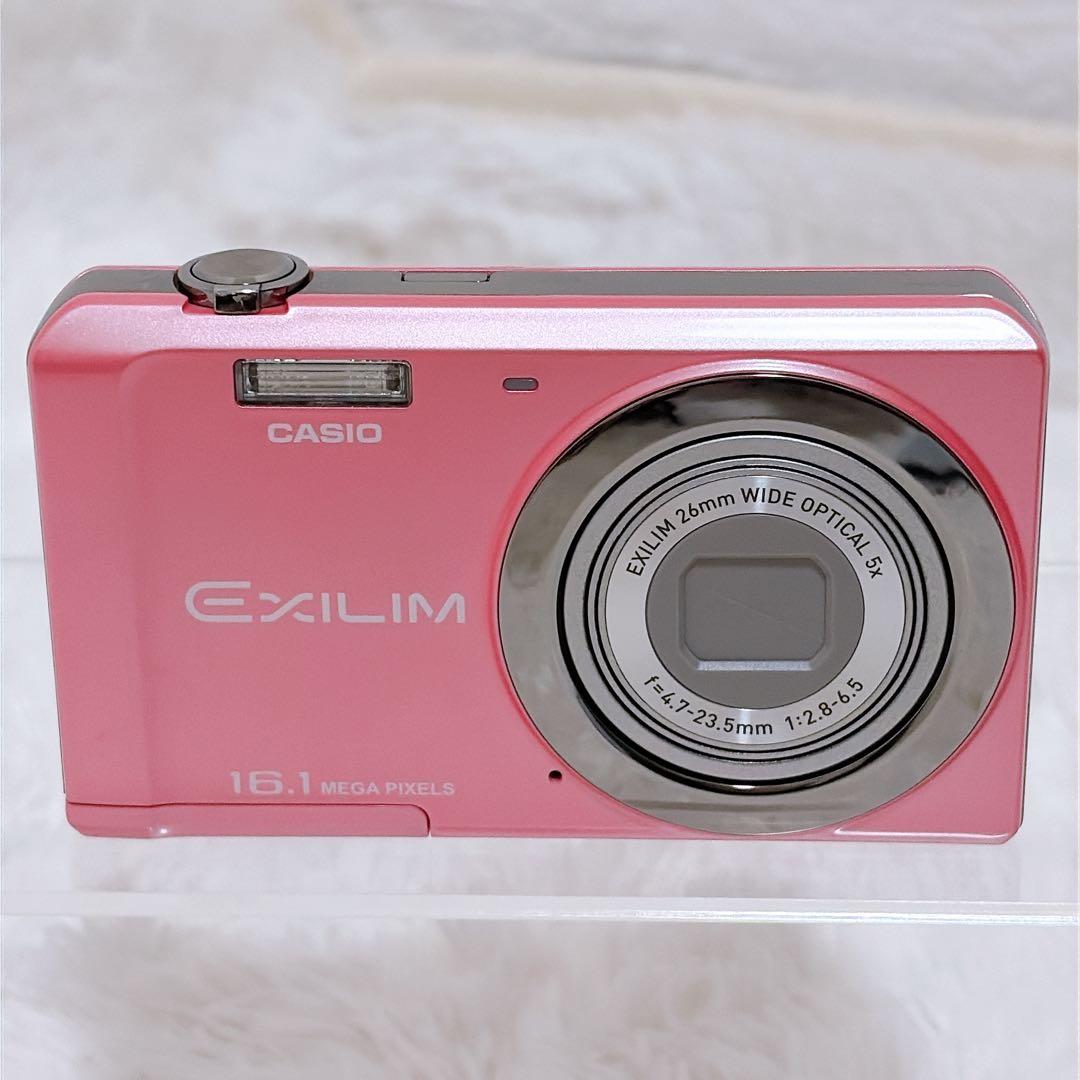 【美品】CASIO EXILIM EX-ZS6 デジタルカメラ ピンク カシオ