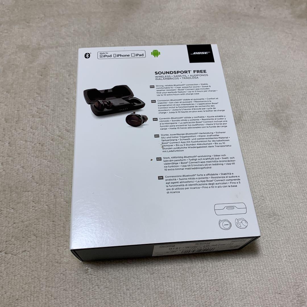 BOSE SOUNDSPORT FREE BLACK ワイヤレスイヤホン