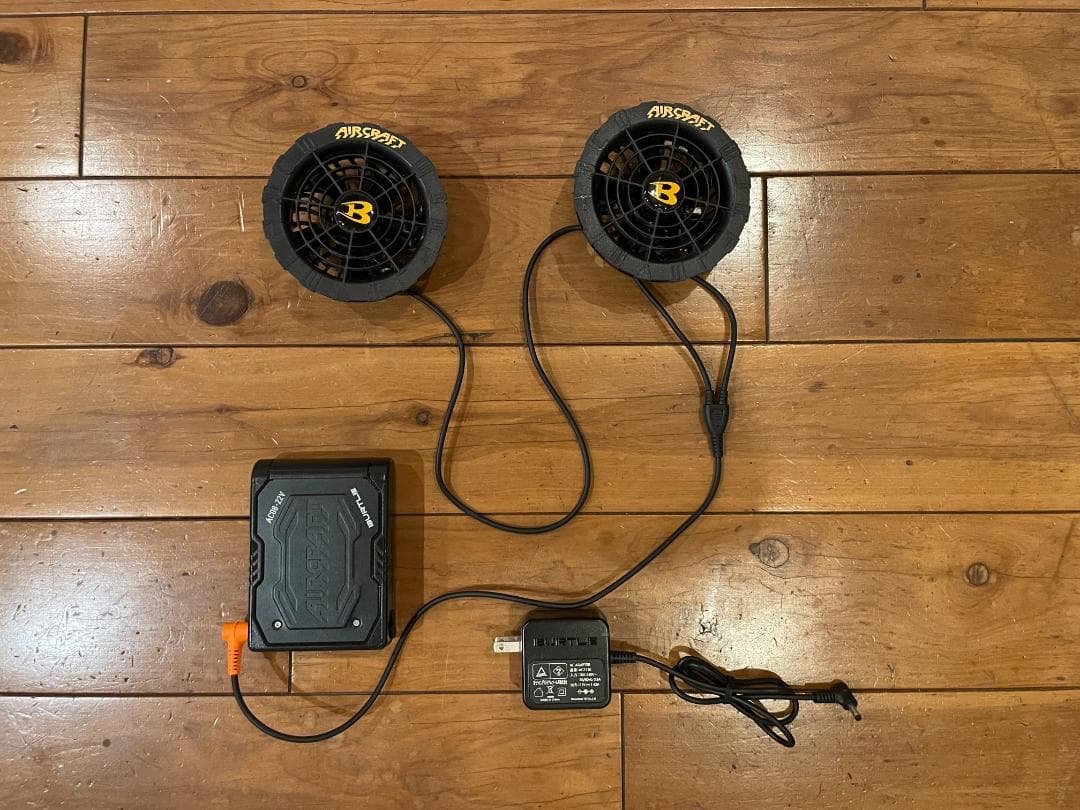 バートル AIRCRAFT 22v バッテリー ファンセット 2024年モデル