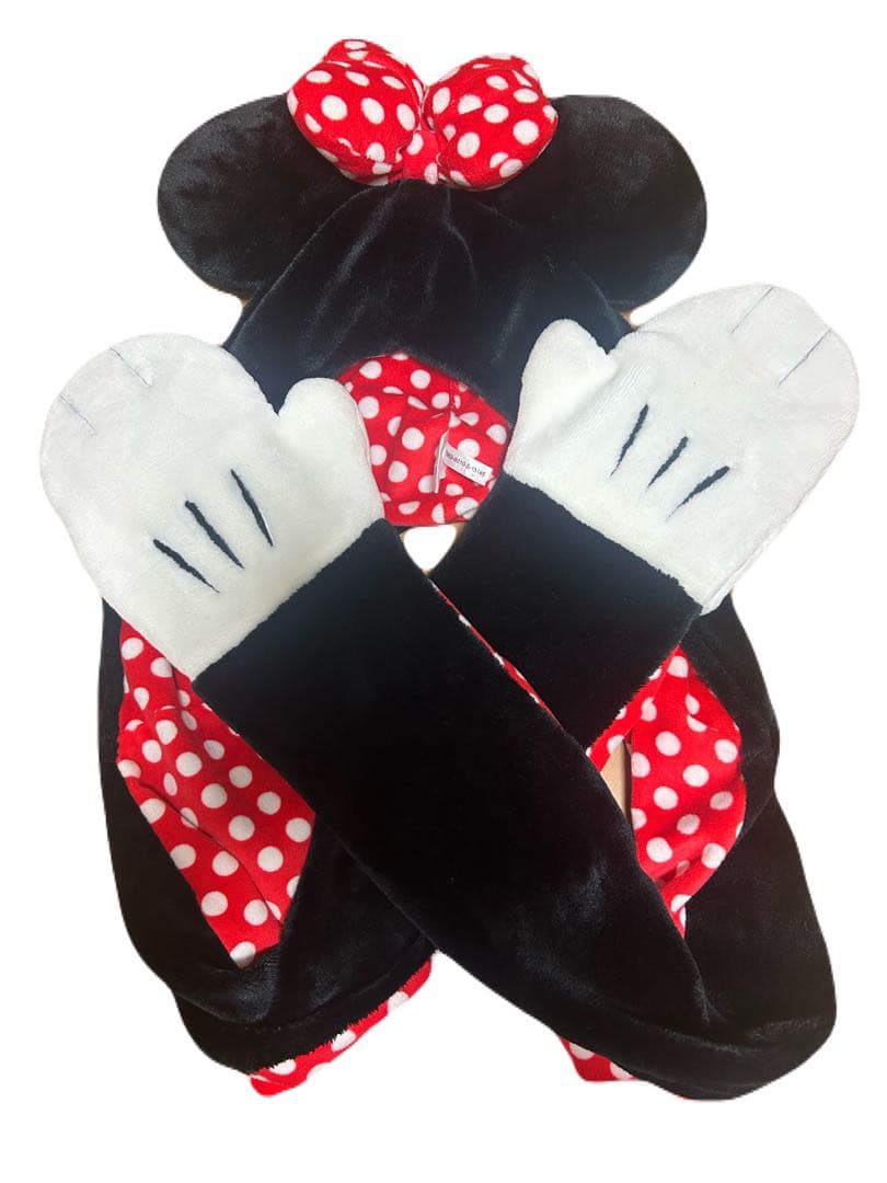 choco ミニーマウス風 マフラーファンキャップ