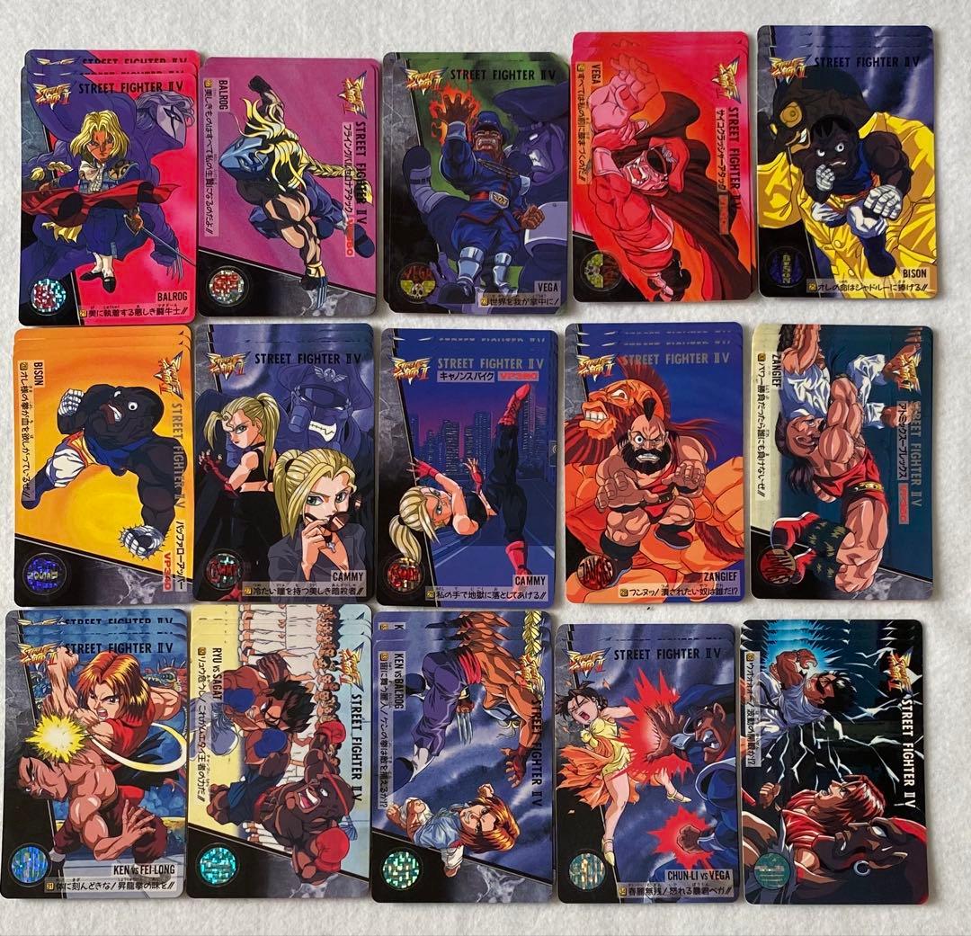ストリートファイターⅡＶ　カード　コンプリートセット　スト2 CAPCOM