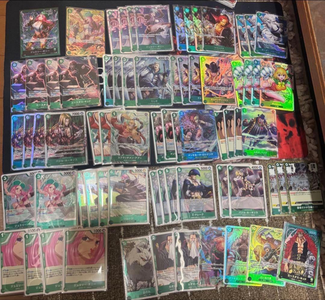 ワンピースカード　引退セット　デッキ　パラレル