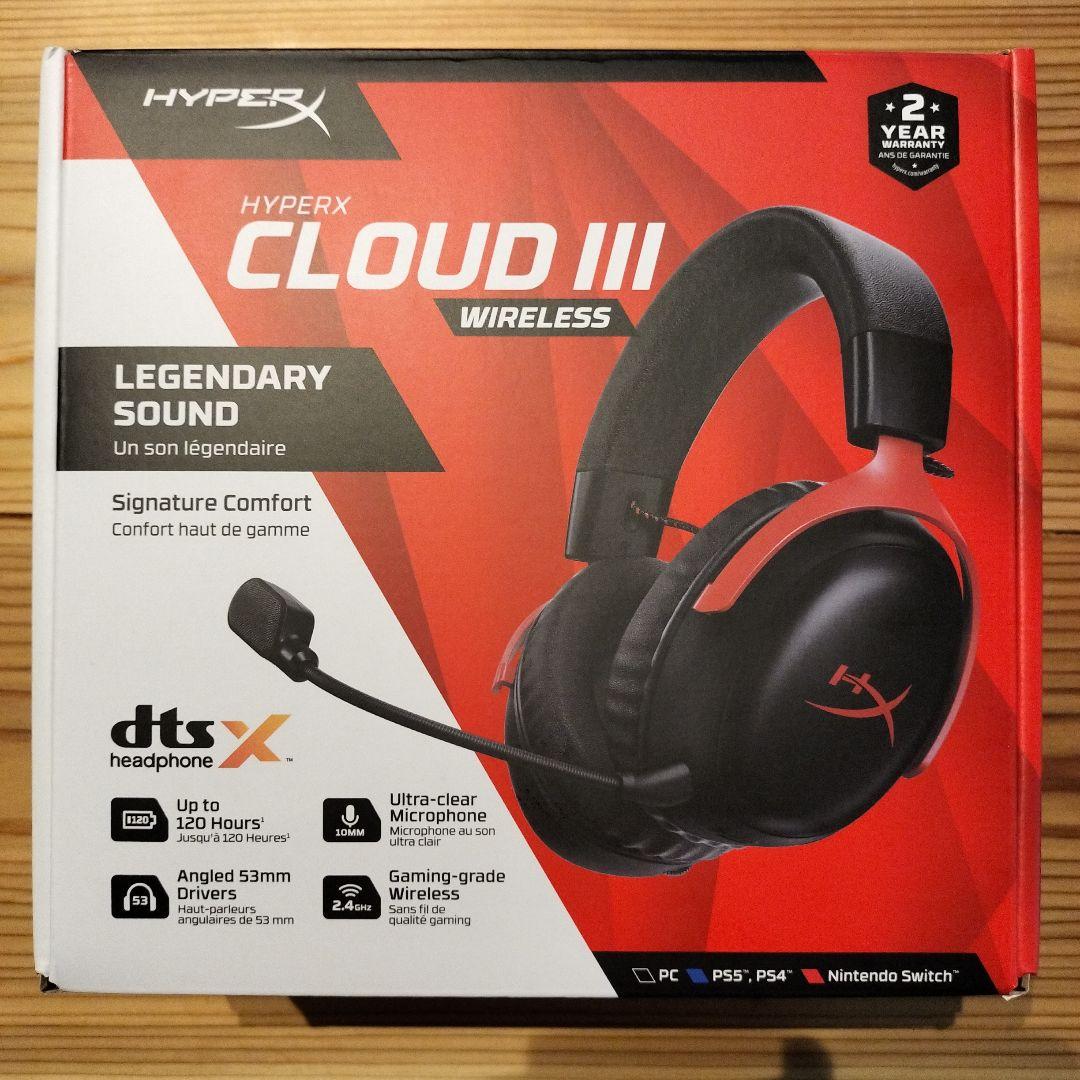 【スピード発送】HyperX Cloud III Wireless ヘッドセット