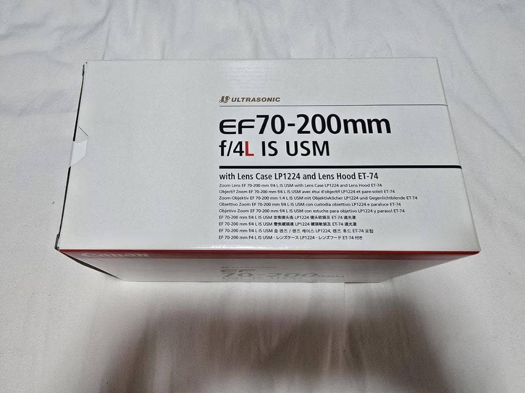 【中古】CANON EF 70-200mm f/4L IS USM 中望遠レンズ