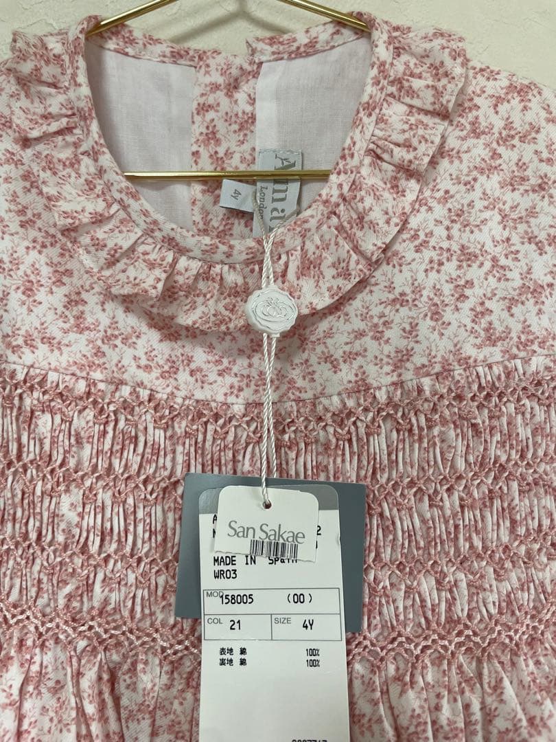 新品未使用　アマイアキッズ　4yワンピース